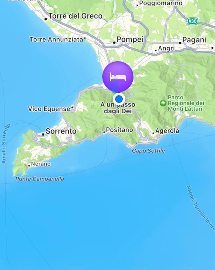 A Un Passo Dagli Dei Panzió Pimonte Kültér fotó